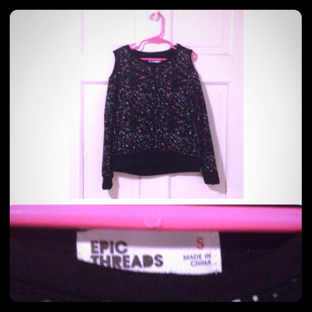 Girls Galaxy Sweatshirt